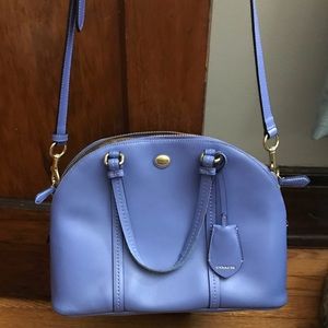 Coach bag. Periwinkle blue.